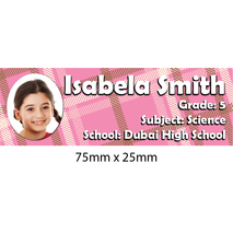 Personalised School Book Label Small PS BLS 0058