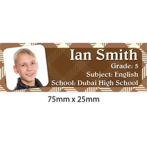 Personalised School Book Label Small PS BLS 0059