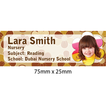 Personalised School Book Label Small PS BLS 0063