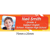 Personalised School Book Label Small PS BLS 0069