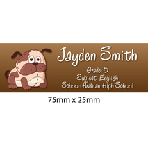 Personalised School Book Label Small PS BLS 0081