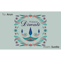 Diwali Design Gift Tag 020