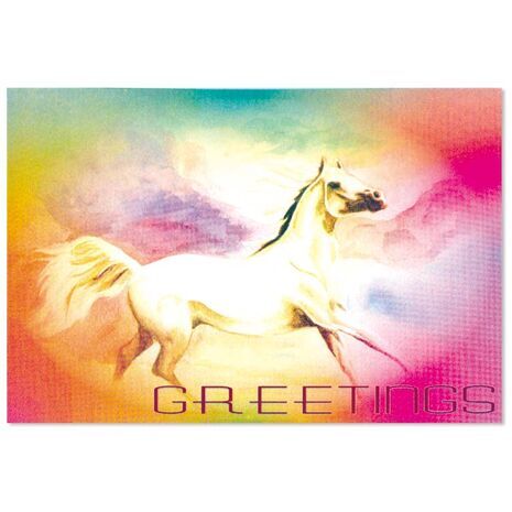 Greetings (White Horse)