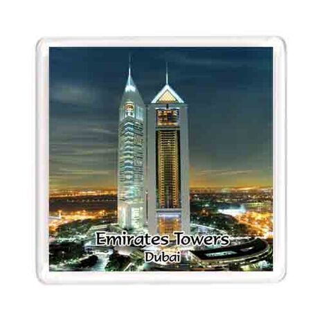 Ajooba Dubai Souvenir Magnet Emirates Towers MG 007