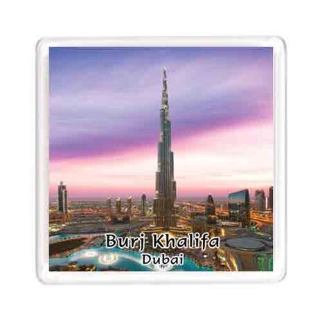 Ajooba Dubai Souvenir Magnet Burj Khalifa 0050