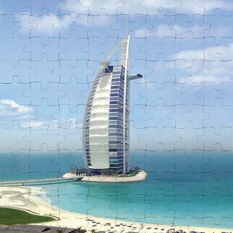 Ajooba Dubai Souvenir Puzzle Burj Al Arab 0055