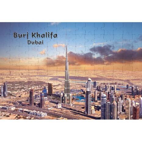Ajooba Dubai Souvenir Puzzle Burj Khalifa 0013