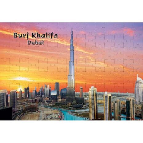 Ajooba Dubai Souvenir Puzzle Burj Khalifa 0019