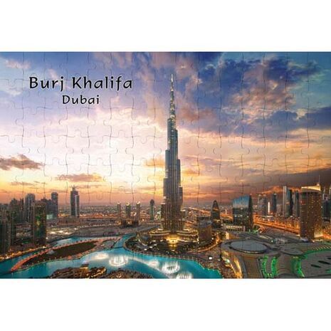 Ajooba Dubai Souvenir Puzzle Burj Khalifa 0041