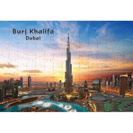 Ajooba Dubai Souvenir Puzzle Burj Khalifa 0042