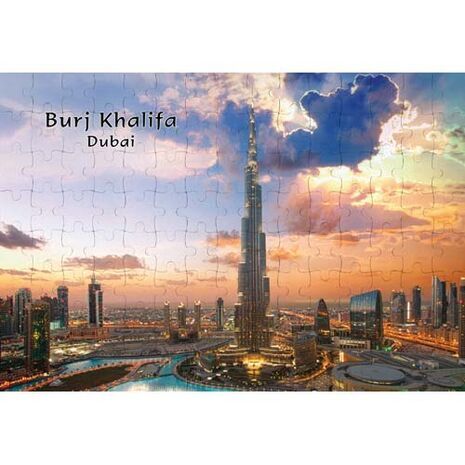 Ajooba Dubai Souvenir Puzzle Burj Khalifa 0046