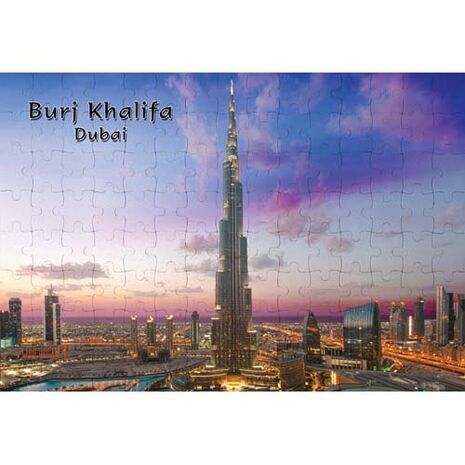 Ajooba Dubai Souvenir Puzzle Burj Khalifa 0049