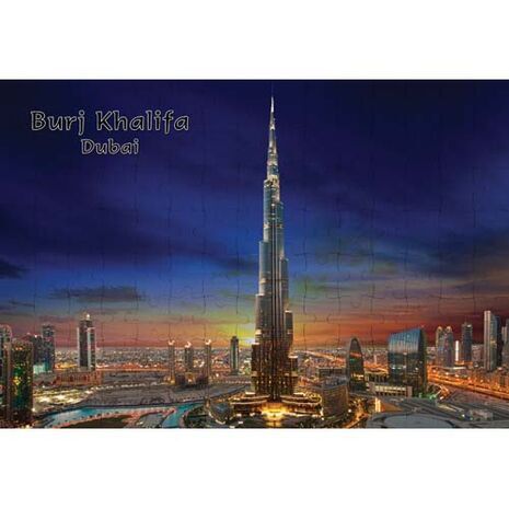 Ajooba Dubai Souvenir Puzzle Burj Khalifa 0056