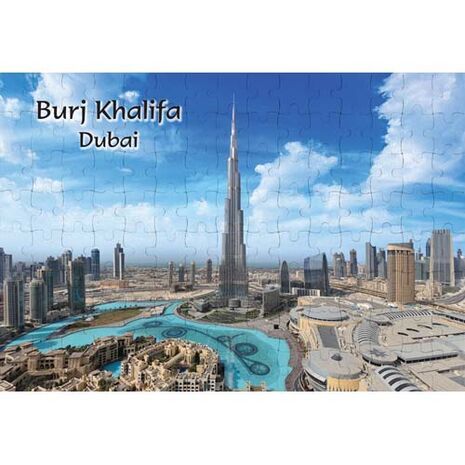 Ajooba Dubai Souvenir Puzzle Burj Khalifa 0063
