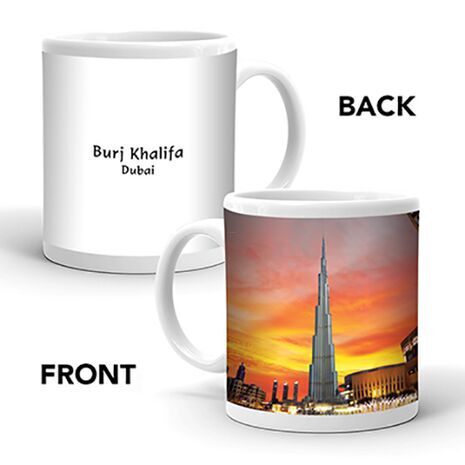 Ajooba Dubai Souvenir Mug Burj Khalifa 0008