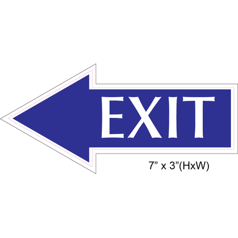 Waterproof Sticker Office Exit Signs Labels- OES 005
