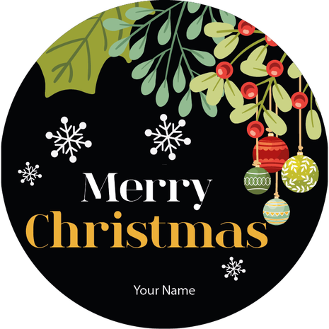 Personalised Christmas Gift Sticker -099- Waterproof Labels x Pack of 24