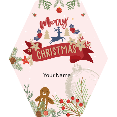 Personalised Christmas Gift Sticker -129- Waterproof Labels x Pack of 24