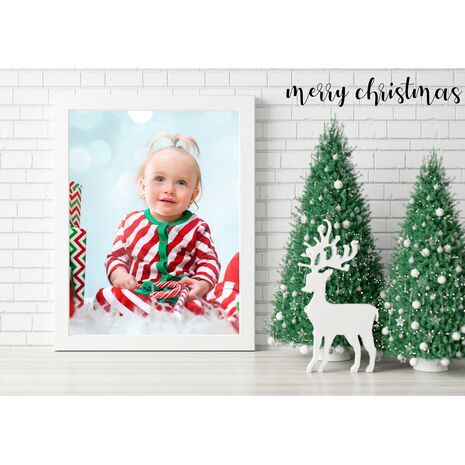 5x7 Folded Personalised Christmas Greeting Cards -041