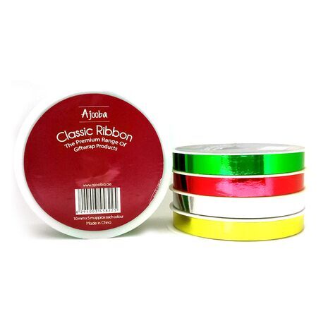 Ajooba Curling Ribbon for Gift Wrapping  5SP (4) 10 Meter