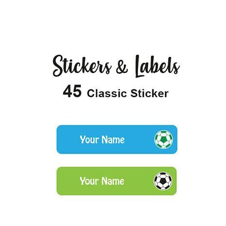 Classic Stickers 45 pc Soccer