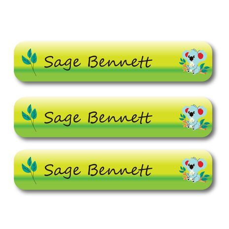 Cute Animal Farm-Pack of 30 Large Waterproof Label