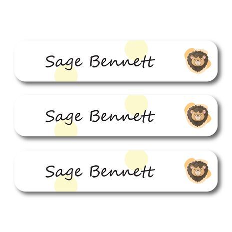 Sheep in Glasses-Pack of 30 Large waterproof labels