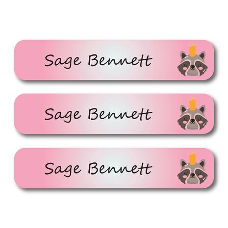 Bee and Bear-Pack of 30 Large waterproof labels