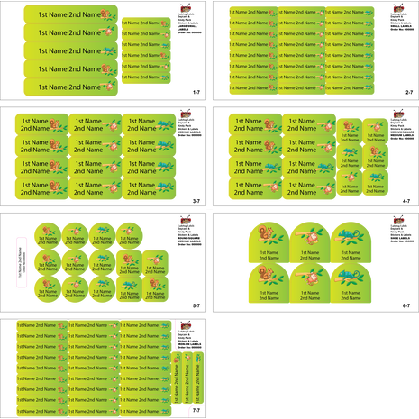 Adorable Squirrel-Value Pack of 111 labels