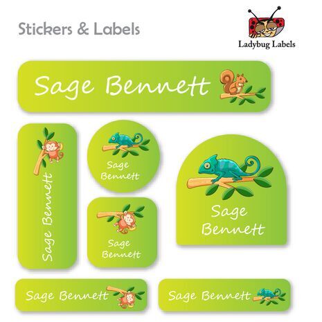 Adorable Squirrel-Value Pack of 111 labels