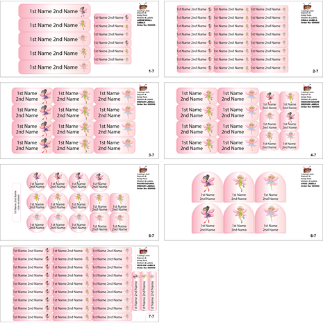 Flying Fairy-Value Pack of 111 labels
