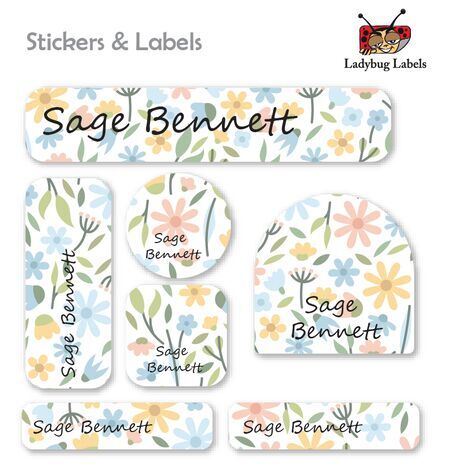 Flower Wallpaper-Value Pack of 111 labels