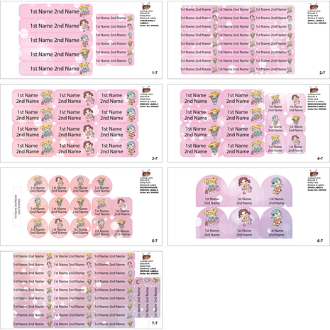 Shopping Girl-Value Pack of 111 labels