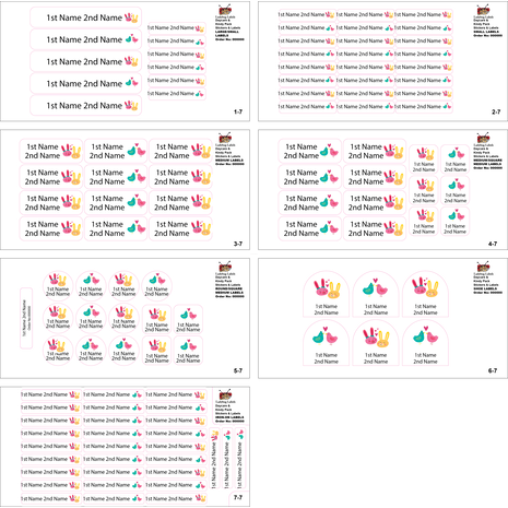 Love Birds-Value Pack of 111 labels