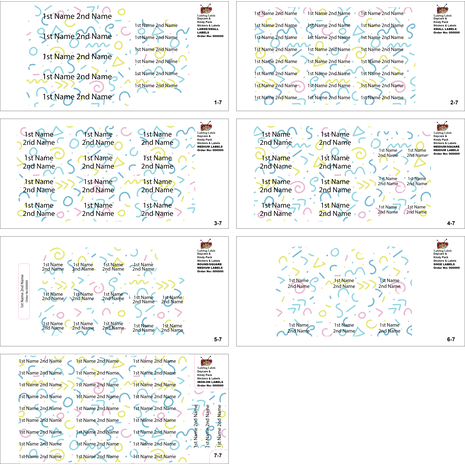 Simply Confetti-Value Pack of 111 labels