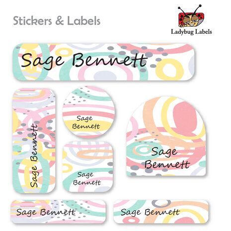 Doddle Circles-Value Pack of 111 labels