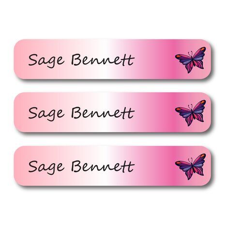 Blue Butterfly-Value Pack of 111 labels