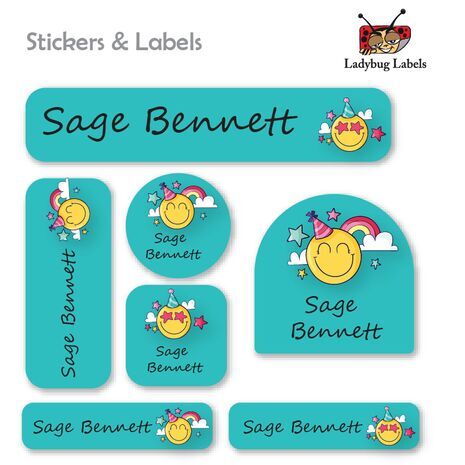Birthday Smiley-Value Pack of 111 labels