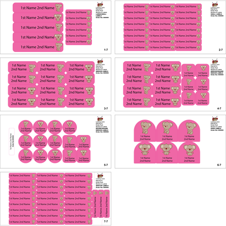 Koala Bear-Value Pack of 111 labels