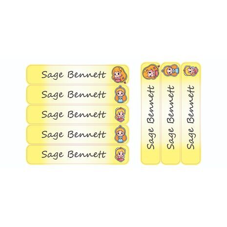 Cherry Girl-Pack of 30 Large waterproof labels