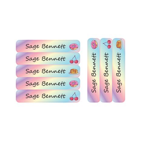 Donut-Pack of 30 Large waterproof labels