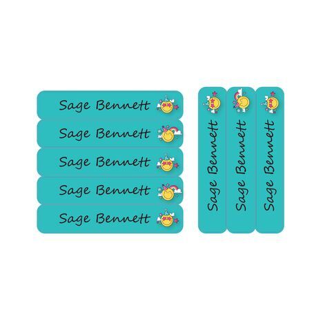 Birthday Smiley-Pack of 30 Large waterproof labels