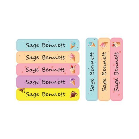 Jungle Animals-Pack of 30 Large Waterproof Labels