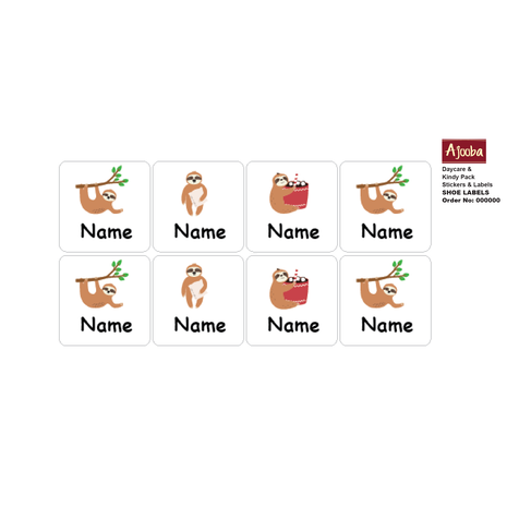 Naughty Sloth -Pack of 12