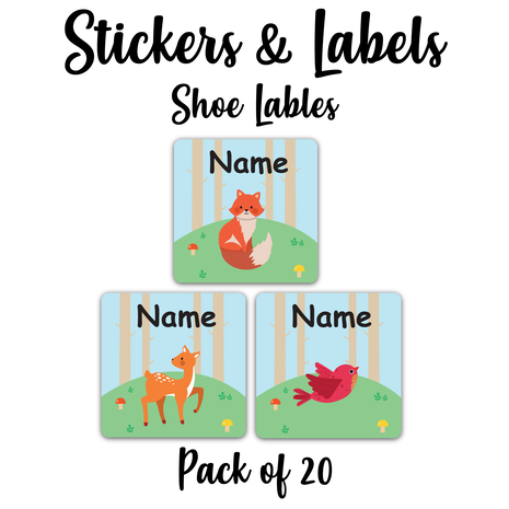 Woodland Animals-Pack of 12