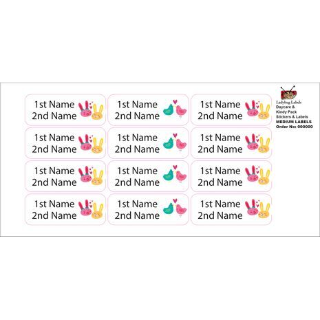 Love Birds-Pack of 30 Classic Waterproof Labels