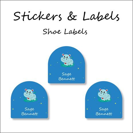 Smiling Hippo-Pack of 50