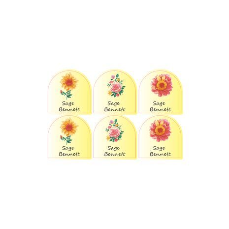 Vintage Flower-pack of 12