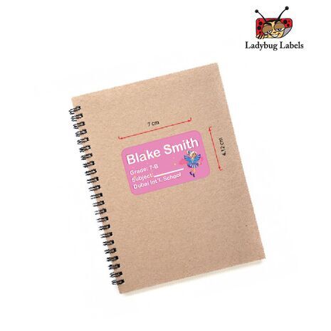 Little Fairy-Pack of 40 Book Labels