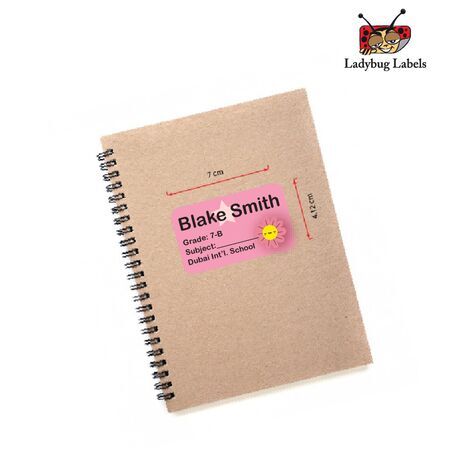 Watermelon-Pack of 40 Book Labels